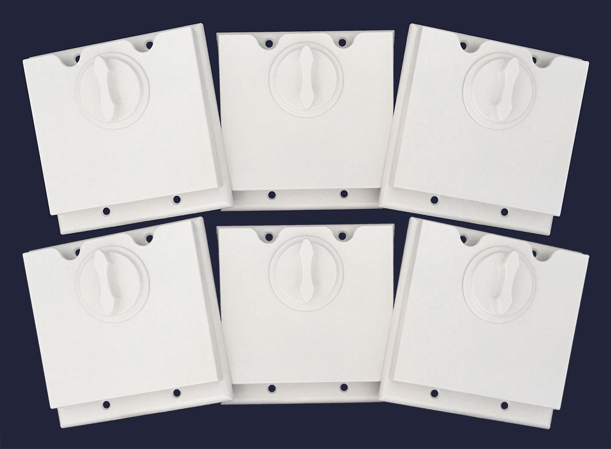 Value Pack: 6 HomeStar Baby Light Switch Guards - White